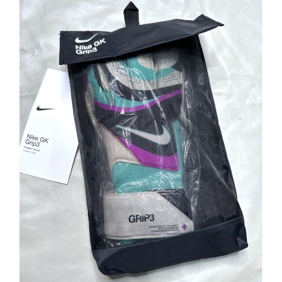 Nike GK Vapor Grip 3 ACC Soccer Goalkeeper Gloves Unisex Size 10 New FB2999-010 - Picture 1 of 5